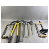 Collection of Metal Cutting Tools - Hacksaw & More
