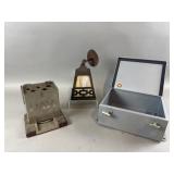 Vintage Coin Sorter, Outdoor Light & Lock Box