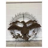 Rustic Metal Eagle Wall Art