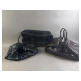 Lot of Leather & Quilted Duffle Bags