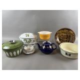 Vintage Pyrex Bowl, Parsley Crock Pot & More