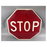 Vintage Metal Stop Sign