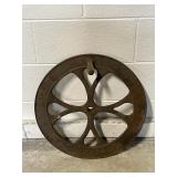 Antique Cast Iron Wheel