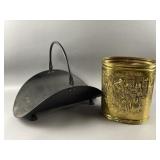 Vintage-style Black Metal Log Holder & More
