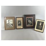 (4) 1900s Portraits