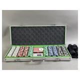 Poker Chip Set & Binoculars