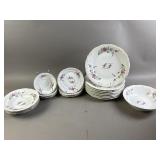 Vtg Royal Kent Porcelain Dinner Plates & Bowls