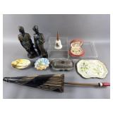 Serving Trays, Venetian Statues, Earrings & More