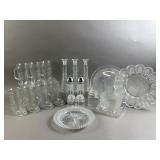 Vtg Clear Glass Lot
