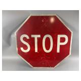 Vintage Metal Stop Sign