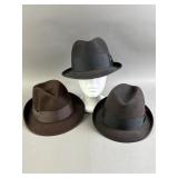 Menï¿½s Vintage Fedoras Lot
