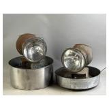 Vtg Industrial Spotlight Lamps