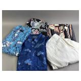 Menï¿½s Hawaiian/Vacation Shirts & More Lot