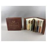 (2) Golden Replica USA Stamp Books 22kt Gold