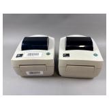 (2) Zebra LP2844 Thermal Printers