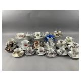Lot of Vintage Tea Cups, Saucers & More