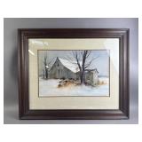 Signed/Framed Watercolor Painting