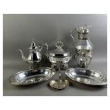 Antq Silver Plated Serving Set