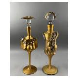 "Adonis" Carafe Glass Sculpture designed by Elena
