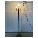 Vtg Metal 3-arm Floor Lamp