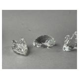 3- Swarovski Crystal Figurines