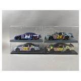 (4) Jeff Gordon 1/24 Scale Diecast NASCAR Cars