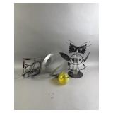 Metal Owl Garden Sculpture & More