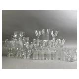 Vintage Clear Glass Lot