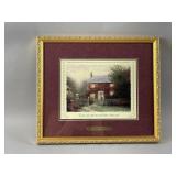 Framed Cottage Print by Thomas Kinkade