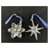 Swarovski Crystal Holiday Ornaments