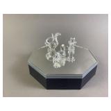 3 Small Swarovski Crystal  Figurines