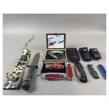 Assorted Pocket Knives, Switchblades & More
