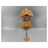 Vtg Wooden CooCoo Clock