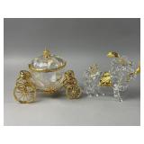 Franklin Mint Cinderella Magic Coach and Horse set