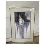 Framed/Signed/# "Sail Away" Print by Batterman