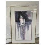 Framed/Signed/# "Sail Away" Print by Batterman