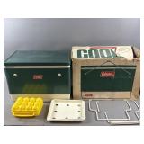 Vintage Coleman 28 Quart Cooler W/ Original Box