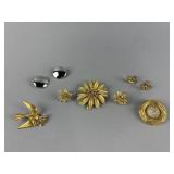 Signed Vintage Costume Jewelry Set & More