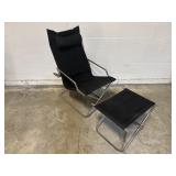 Uchida Japanese Mid Century Z Man Chair & Stool