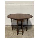 Antique Wooden Gateleg Side Table