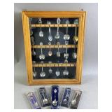 Vtg Collection of Souvenir Spoons
