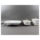 Vintage Corning Ware Cornflower Pattern Dish Set