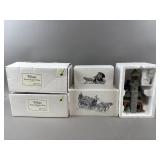 Dept 56. North Pole Chapel & Accessories W/ Boxes