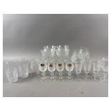 Vintage Cut Crystal Glasses & More