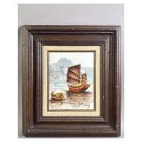 Framed & Signed Oil Painting