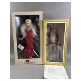 Vtg John Wayne & Marilyn Monroe Dolls
