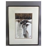 Framed/Signed Watercolor Painting