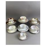 Vtg Teacups & Plates Lot