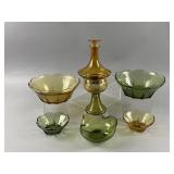 Vtg Anchor Hocking Swedish Modern Bowls & More