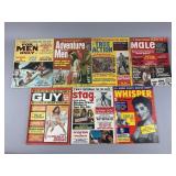 Vtg Pulp Magazines, Stag, For Men Only & More